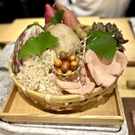 一石三鳥 別邸 - 秋の食材