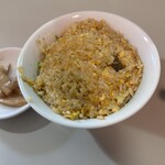 中華そば 澤田屋 - 半チャーハン。チャーシューいっぱいで味がしっかりのガッツリ系