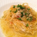 スペッロ - 魚介と春キャベツとカラスミの白ワインスパゲッティ