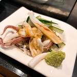 すし おおまさ - イカ胡瓜の甘だれ