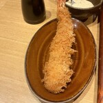 とんかつ けい太 - エビフライ