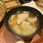 とんかつ けい太 - トン汁