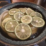 手打ちうどん ヤマエ - すだち冷かけ