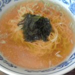 中華料理 栄照 - セットの半ラーメン