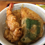 天ぷら　松島 - 天丼（セット670円）