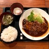 王道居酒屋のりを - トンテキ定食（トンテキ180g、温玉、ご飯大盛り、にゅうめん、）@800円