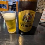 ココスプーン - ビールはエビス中瓶のみ