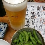 タラちゃんイクラちゃんドラちゃん - 生４８０円＆枝豆２９０円(201404)