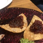 GONZA - 自家製すじこの味噌漬け（+300円）、何ともお酒が進む味、絶品！