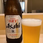 和肉 正 - お酒①アサヒスーパードライ(瓶ビール、アサヒビール)(税込880円)