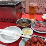 ちょっと安めなホルモン 焼肉ここから 大阪十三本店 - 