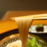 日本料理 幸庵 - 胡麻だれ素麺リフトアップ
