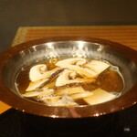 日本料理 幸庵 - 松茸と鱧のしゃぶしゃぶ