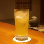 日本料理 幸庵 - 松浦にごり梅酒ソーダ割り