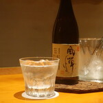 日本料理 幸庵 - 風憚 栗黄金 芋焼酎 黒麹ロック