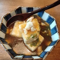 そば会席 立会川 吉田家 - 揚げだし豆腐