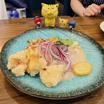 ペルー料理 エルプエルト - セビーチェ　1,400円（税込）　※盛り付け……メニュン写真と、違い過ぎん？