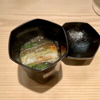 御成門はる - 焼き鮎のお椀