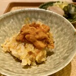 霞町 やまがみ - 雲丹ご飯