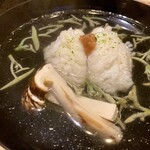 霞町 やまがみ - 鱧と松茸と蓴菜のお椀