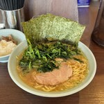 ラーメン 小村 - 中ラーメン¥1000、海苔¥150、ホウレン草¥150、半ライス¥100
