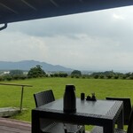 地粉や - テラス席からの景色