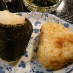 樋ノ上 - コンブと味噌にぎり