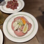 焼肉 鶯谷園 - 厚切り牛タン2人前