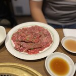 焼肉 鶯谷園 - ロース2人前