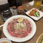 焼肉 鶯谷園 - タンスジ2人前