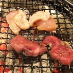 炭火焼肉 久 - 炭火焼肉 久　焼く！