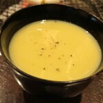 炭火焼肉 久 - 炭火焼肉 久　冷製スープ