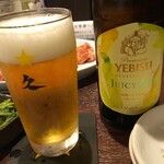 炭火焼肉 久 - 炭火焼肉 久　ヱビスジューシーエール