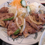 Meshiyaharapeko - 生姜焼き定食