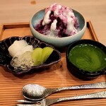 馬車道 大かわ - 甘味三種