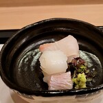 馬車道 大かわ - 鮃とだるまイカ