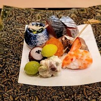 馬車道 大かわ - お月見の八寸