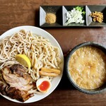 麺屋　たか - 濃厚魚介トリプルつけ麺（税込1,240円）豚骨Ver