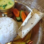 チャンドニー - ご飯は長粒米のミックス(多分)