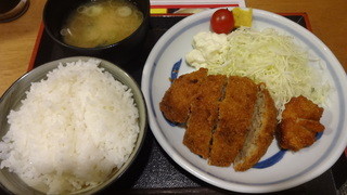 Kushikatsudengana - メンチカツ定食：６９９円