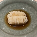 くろ﨑 - ハモ(ハモの出汁の餡掛け)(天草産)