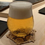 くろ﨑 - 生ビール(中)