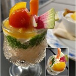 CAFE QUARTIER LATIN - ご参考〜アフタヌーンティCサイズサラダパフェ