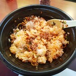 担担麺や 天秤 - 追い飯