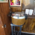 担担麺や 天秤 - 追い飯