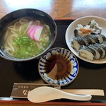 なかむら - 天巻き＆並うどん   1100円