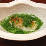 松川 - ぐじ。菜の花の餡掛け。