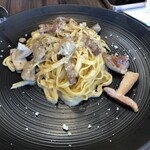 IL PLANETARIO - ポルチーニとキノコのクリームソースのタリアテッレ