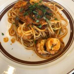 IL PLANETARIO - やわらかいタコとオリーブのプッタネスカ