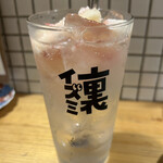 居酒屋 おちゃ腕 - 生桃サワー